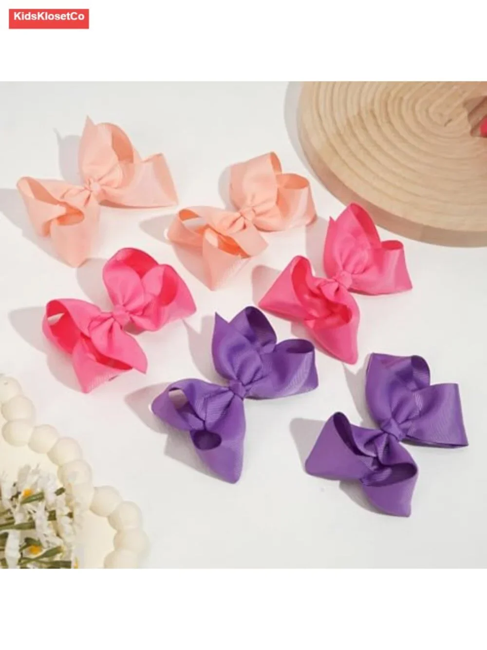 40-Piece Hair Bows with Alligator Clips Grosgrain Ribbon